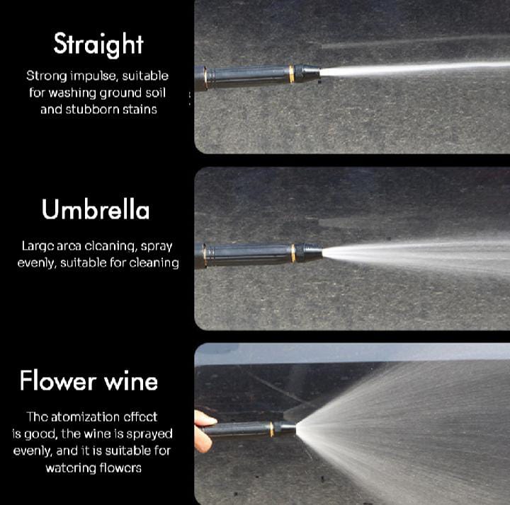 Adjustable Direct Spray Water Gun Nozzle – Heavy-Duty Multipurpose Jet Sprayer