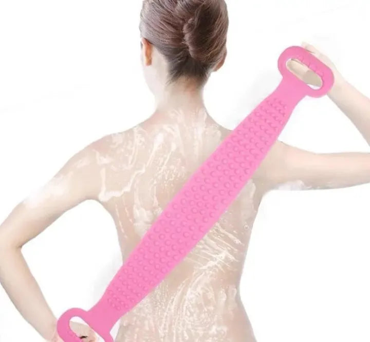 Silicone Bath Body Belt, Dead Skin Removal Bath Towel Belt, Silicone Body Exfoliating Massage Belt For Shower, Body Cleaning Strap