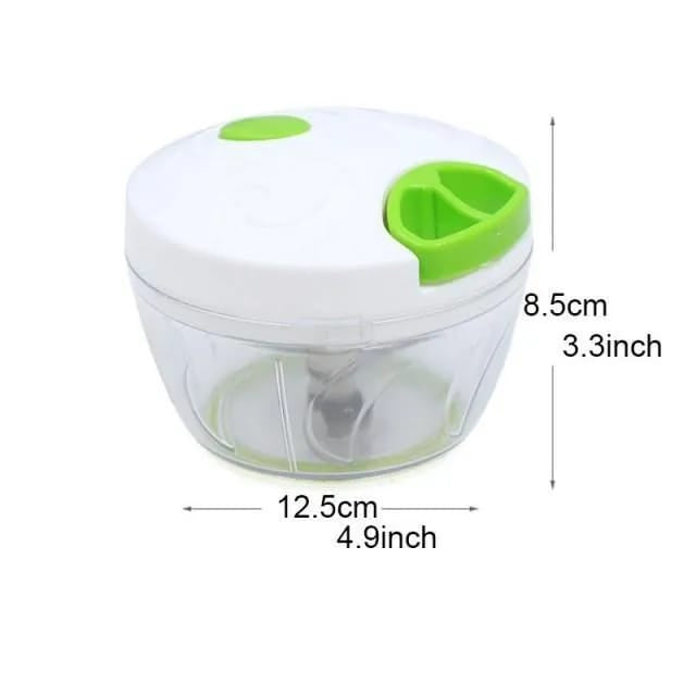 Mini Speedy Chopper Manual Hand Pull Vegetable & Meat Mini Turbo Cutter