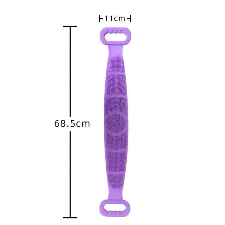 Silicone Bath Body Belt, Dead Skin Removal Bath Towel Belt, Silicone Body Exfoliating Massage Belt For Shower, Body Cleaning Strap