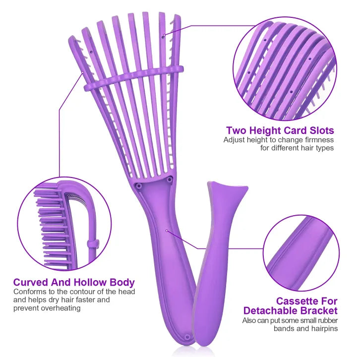 1 pcs Detangler Brush for Curly Hair-Hair Brush-Brush for Thick or Wet Hair