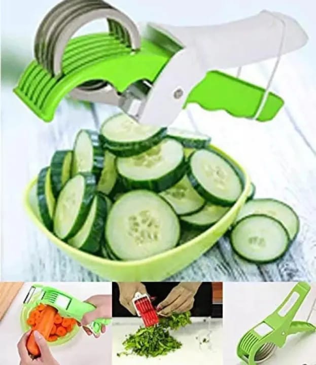 Professional Multi Veg Cut Vegetable & Fruit Cutter Chopper Slicer Dicer Kitchen