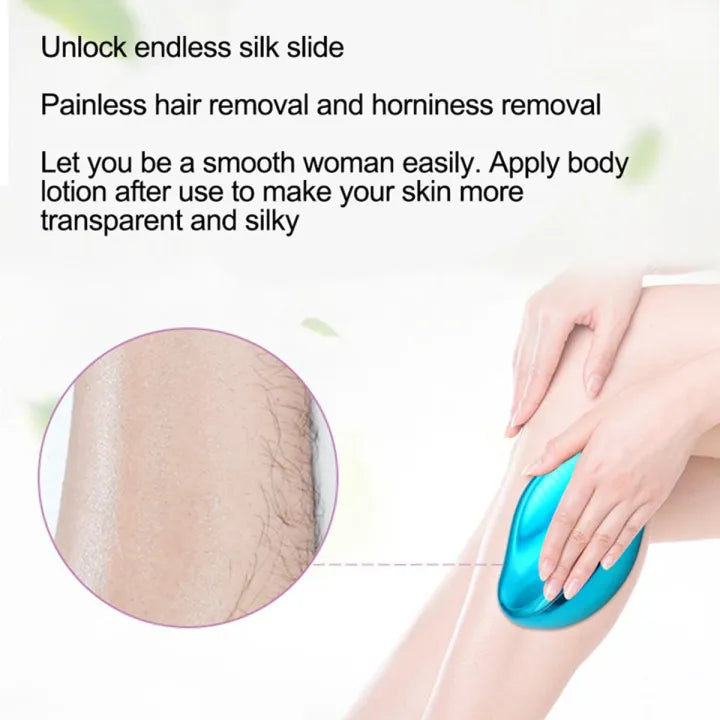 Physical Hair Remover Stone Painless Epilator Reusable Depilation Tool for Leg Hand Crystal Hair Eraser Nano glass Hair Remover Stone