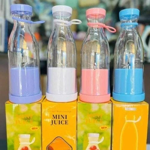 420ml USB Rechargeable Juicer Blender: Portable Mini Blender with 6 Blades