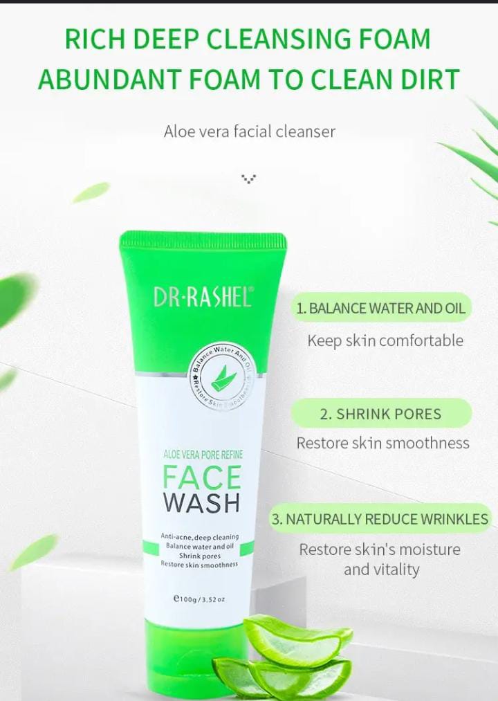 Dr. Rashel Aloe Vera Pore Refine Face Wash