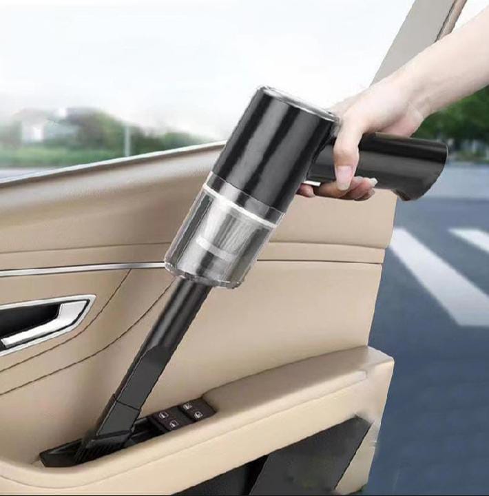 3 in 1 Car Vacuum Cleaner Duster Blower Air Pump Wireless Handheld Clean Microscopic dust Car Vacuum Cordless Rechargeable Cleaner