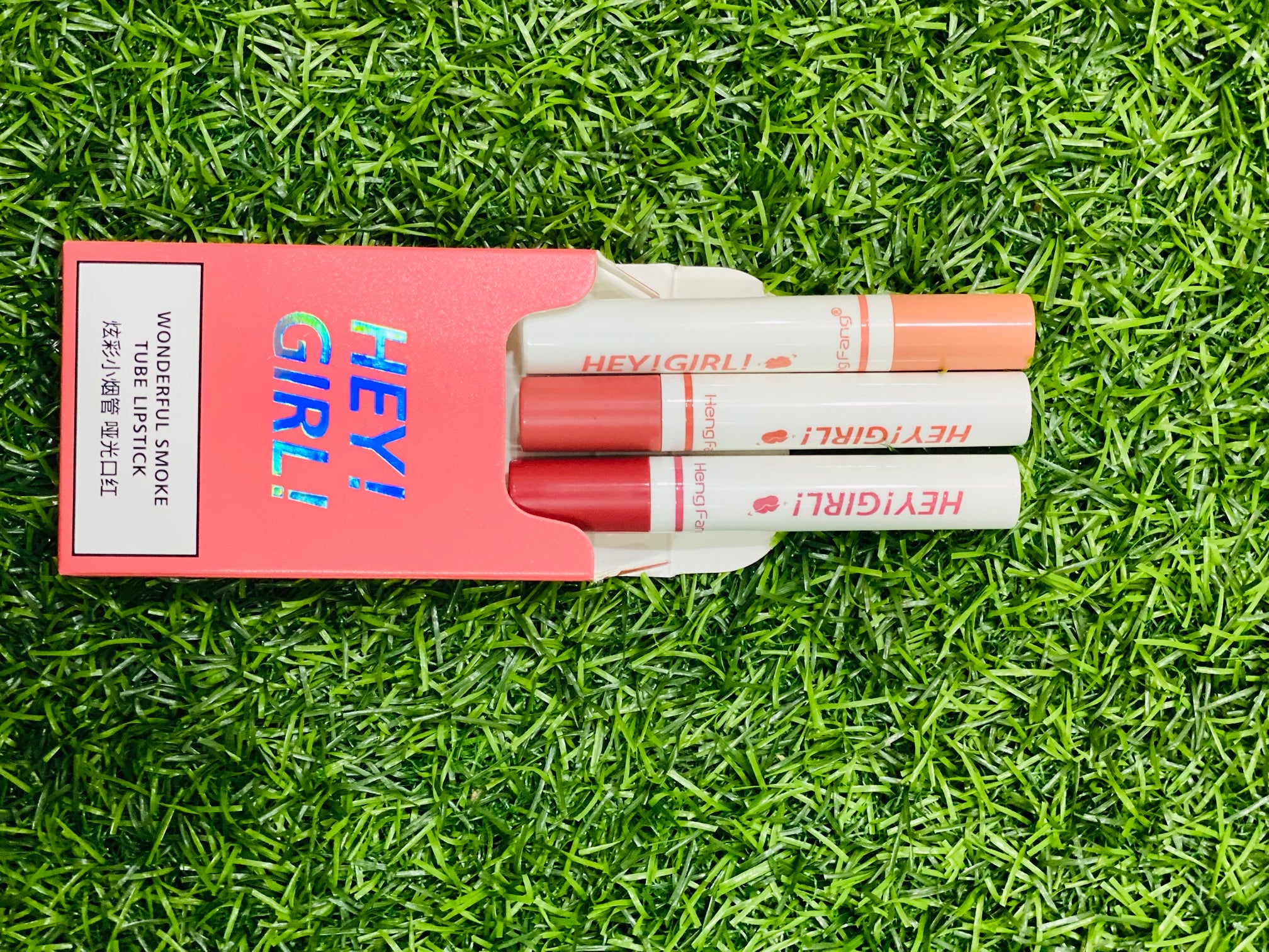 Hey! Girl! Lipstick Pack of 4 Lipsticks Matte Long Lasting touchcolours Hey Girl Velvet Matte Lipsticks