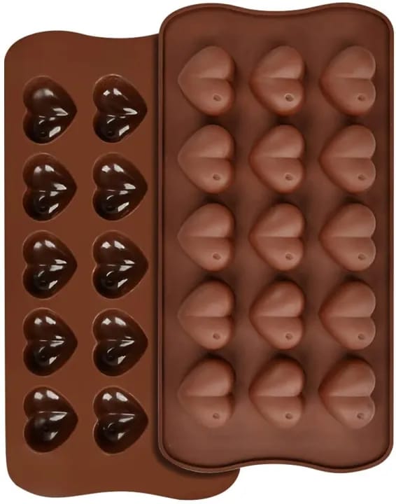 Silicone Chocolate 🍫 Moulds 15in1 Multi Shapes