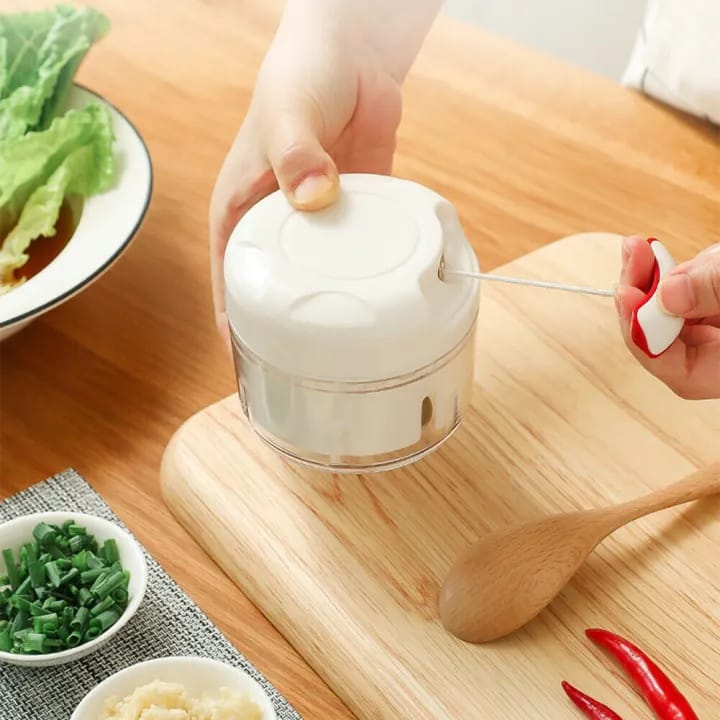 Mini Garlic Chopper Hand-Pull Manual Speedy Chopper Chicken & vegetable chopper