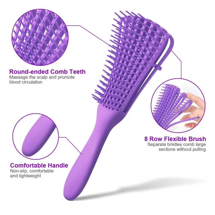 1 pcs Detangler Brush for Curly Hair-Hair Brush-Brush for Thick or Wet Hair