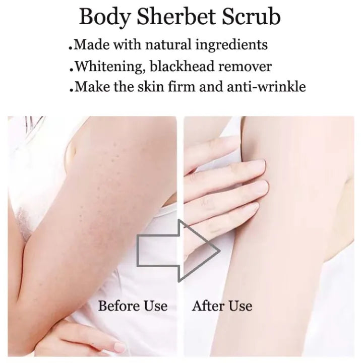 Wokali Sherbet Body Cleansing Scrubs - Flavors 350ml