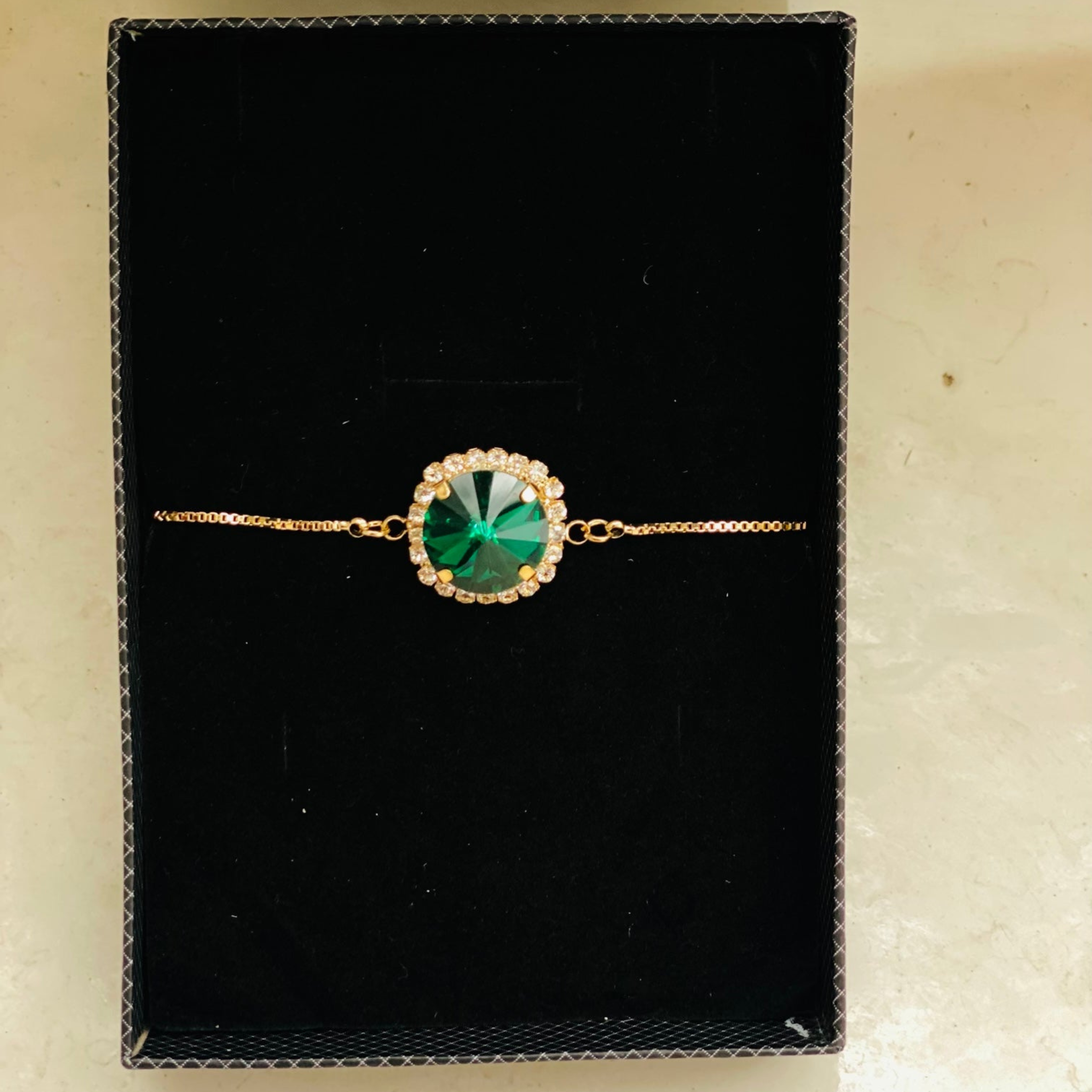 Celeste Spark Bracelet (for a crystal or gemstone pendant)