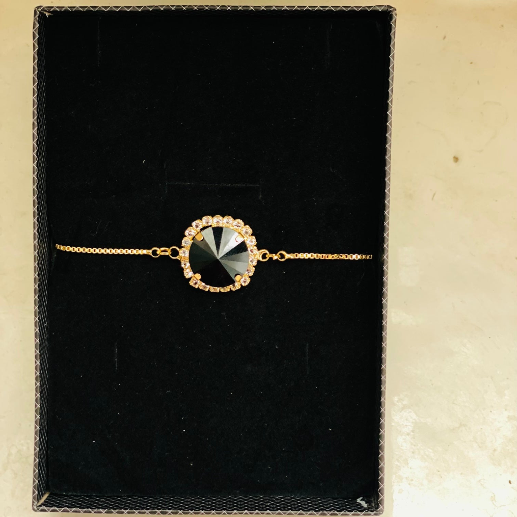 Celeste Spark Bracelet (for a crystal or gemstone pendant)