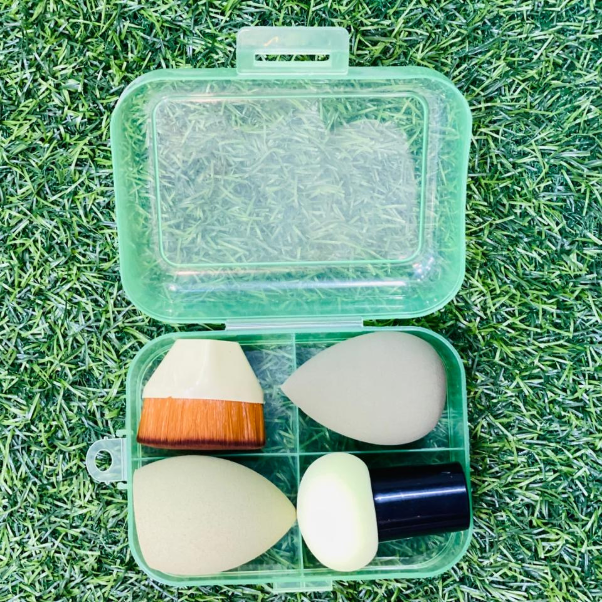 4Pcs Makeup Blender Sponge Cosmetic With box