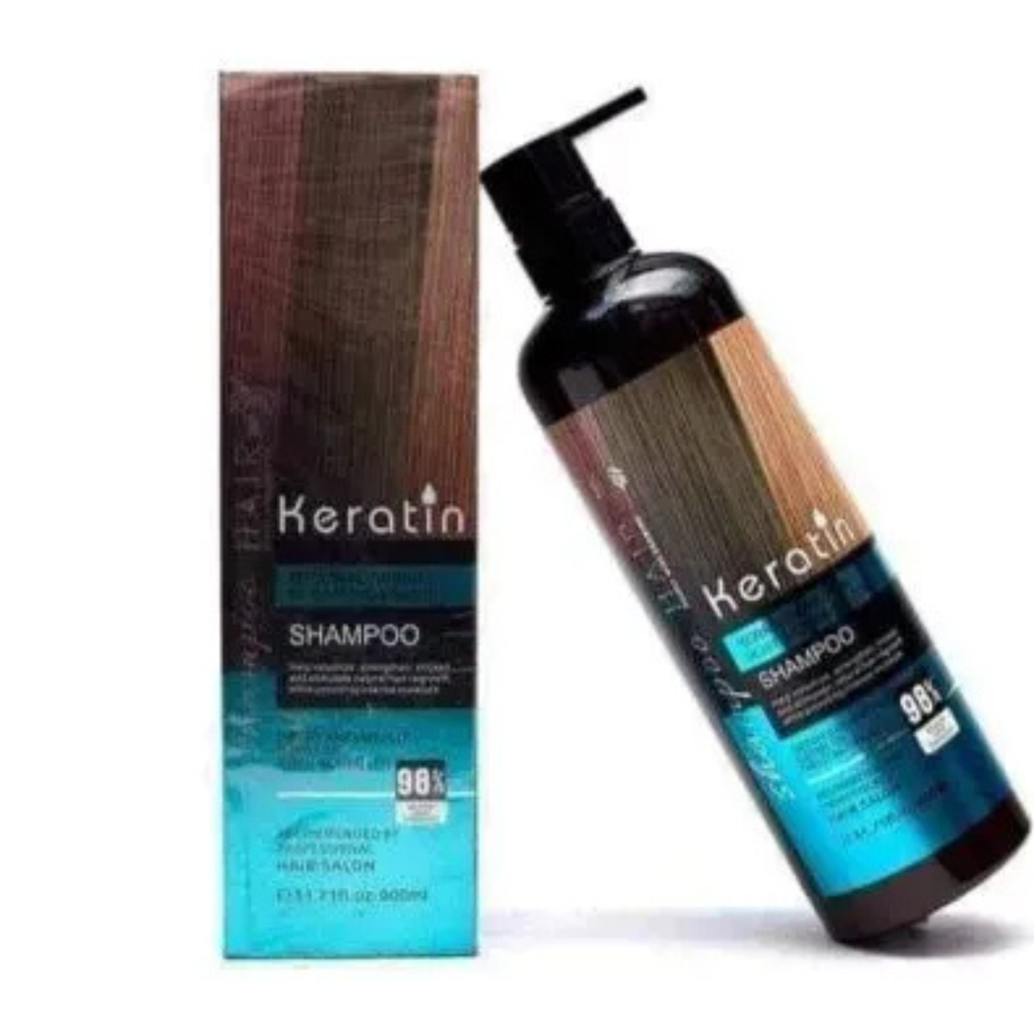 Keratin Nutrition Moisturizing & Smooth Shampoo - 900ML (Recommended by professional hair Salon)