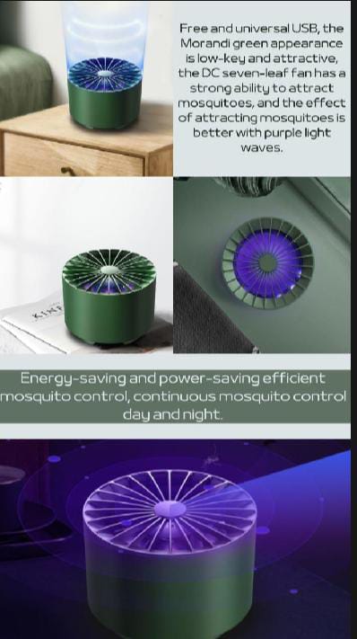 USB Mosquito Killer Lamp – Energy Efficient & Silent Operation