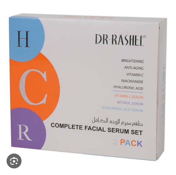 Dr. Rashel Complete Facial Serum Set – 3-in-1 Skincare Power