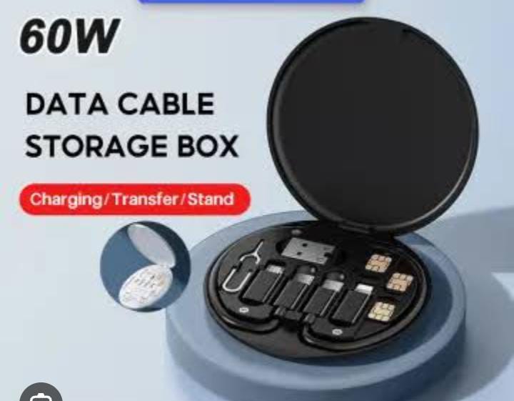 60W Multifunction Fast Charging Data Cable Set.