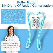6 Rollers Manual Massager – Full Body Relaxation Tool