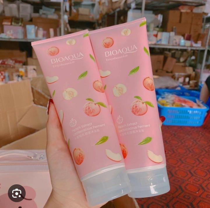 BIOAQUA Peach Extract Amino Acid Cleanser___Facewash