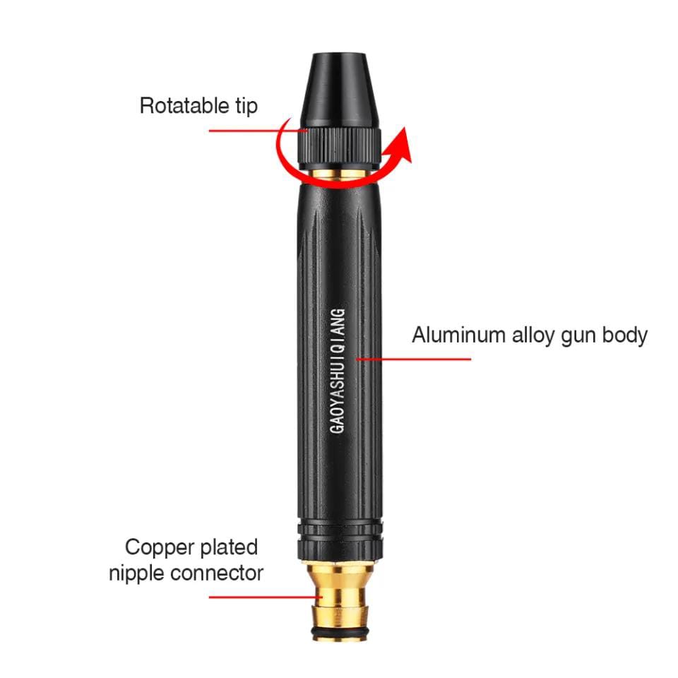 Adjustable Direct Spray Water Gun Nozzle – Heavy-Duty Multipurpose Jet Sprayer