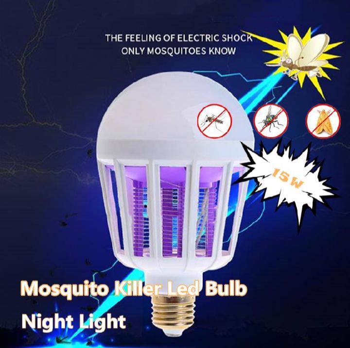 Electric Mosquito Killer Insect Zapper LED Light Lamp Bulb For Bug Fly